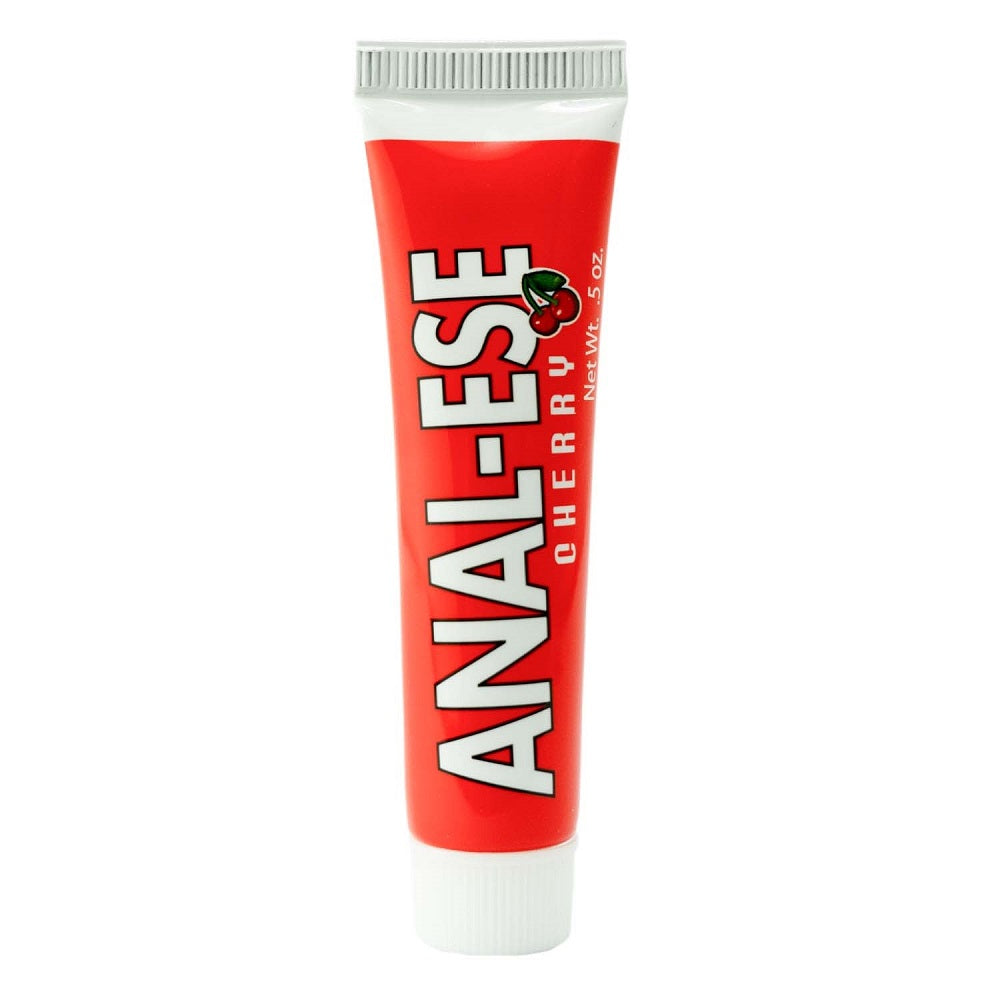 Anal-Ese Cherry Flavored Desensitizing Lubricant – Desensitizing Cream 0.5 Oz