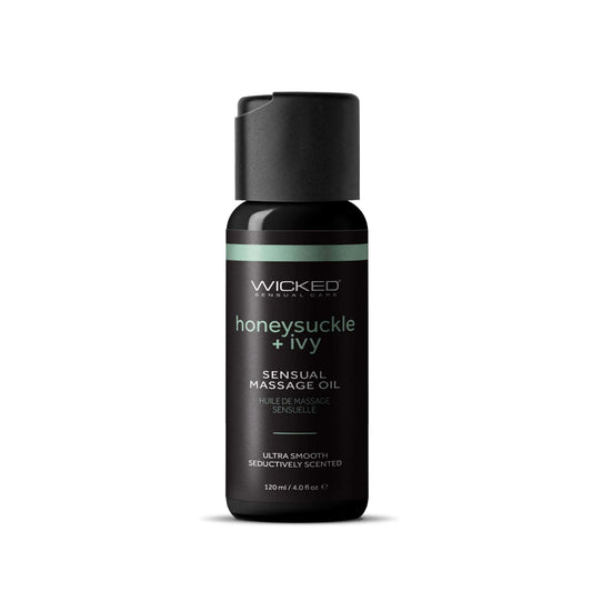 Wicked Sensual Honeysuckle Ivy – Vegan Cruelty-Free Massage Oil 4 Fl Oz