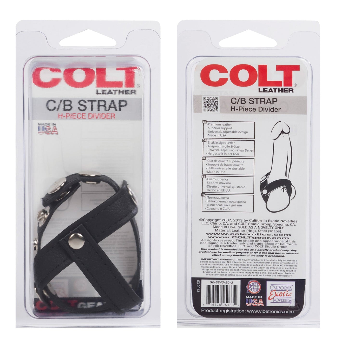 Colt Leather H-Piece Divider Strap – Leather Strap Accessory