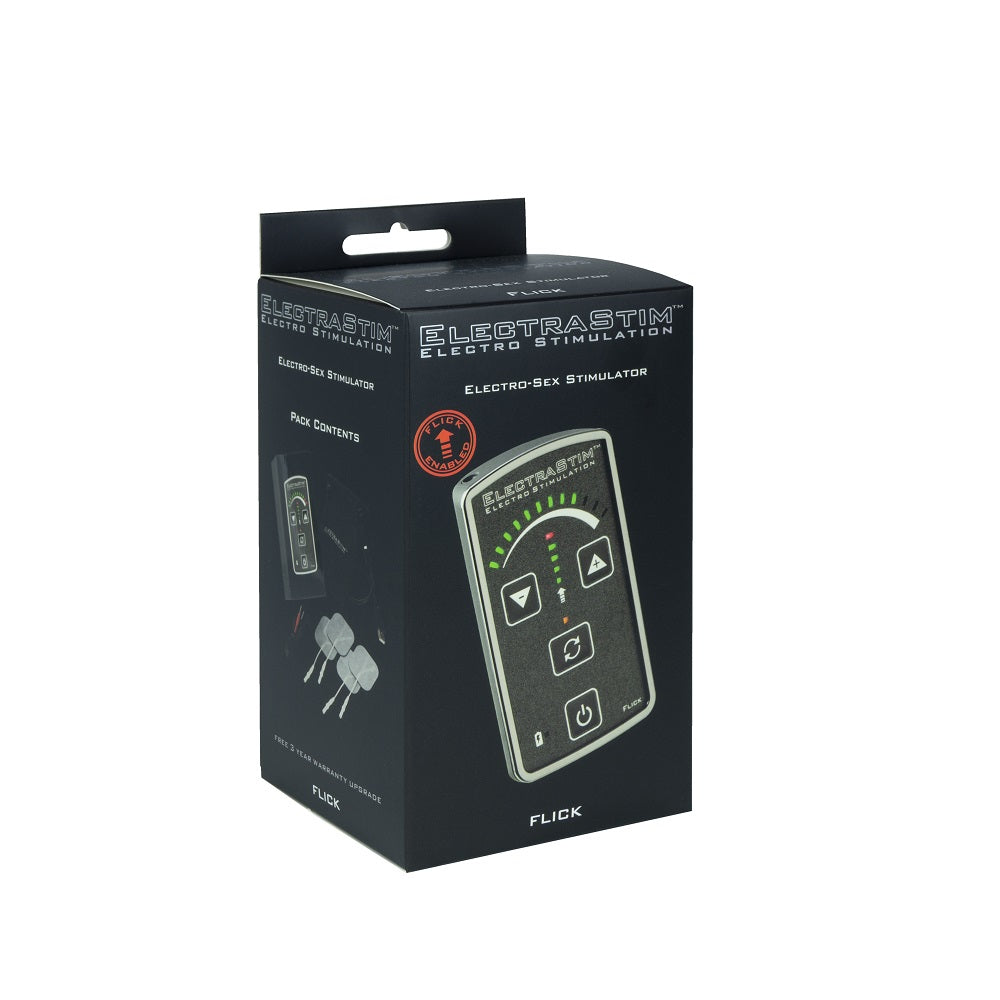 ElectraStim Flick – Electro Stimulation Pack with Seven Built-In Programs and Flicking Control Unit
