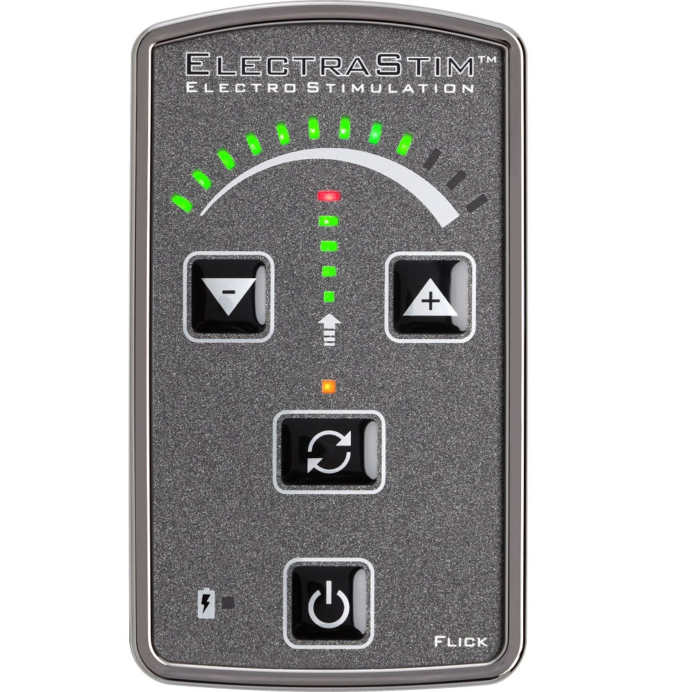ElectraStim Flick – Electro Stimulation Pack with Seven Built-In Programs and Flicking Control Unit