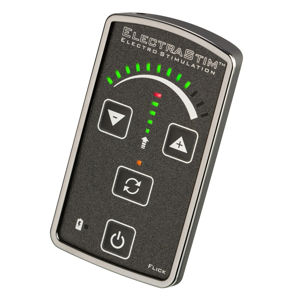 ElectraStim Flick – Electro Stimulation Pack with Seven Built-In Programs and Flicking Control Unit