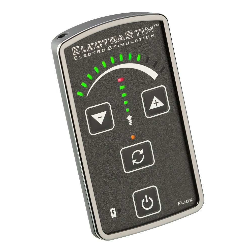 ElectraStim Flick – Electro Stimulation Pack with Seven Built-In Programs and Flicking Control Unit