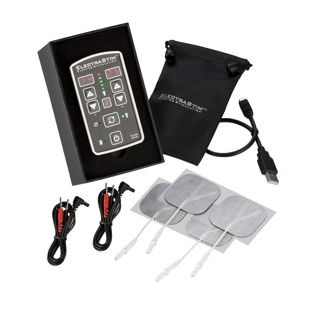 ElectraStim Flick Duo Stimulator Pack – Electro Stimulation Controller