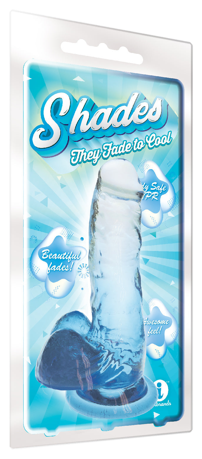 Shades 7 Inch Jelly TPR Dong – Body-Safe 17.8 cm Dong