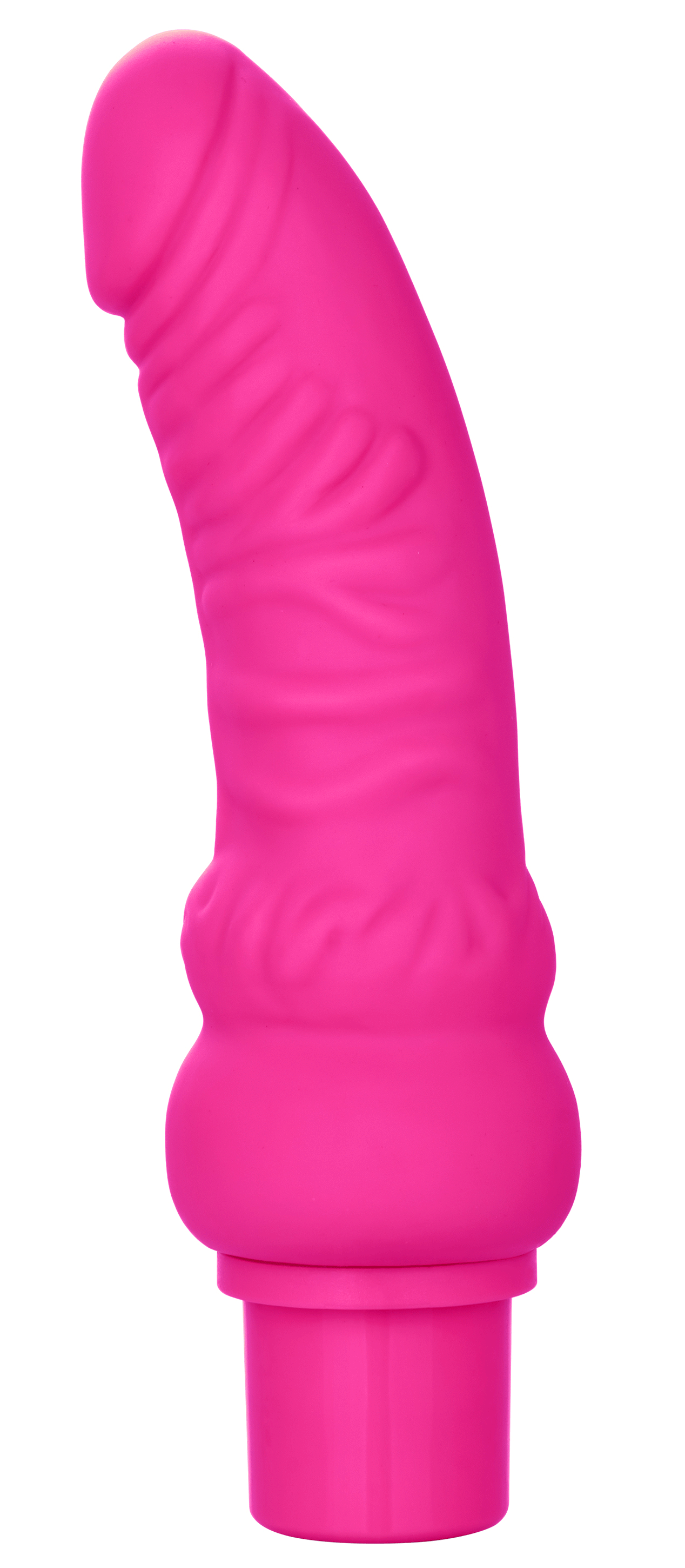 Power Stud Curvy Vibrator Pink Flexible Silicone 12 Functions Waterproof
