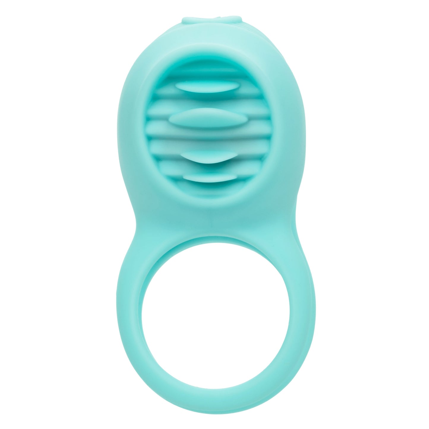 Silicone Rechargeable French Kiss Enhancer – Vibrator with 12 Functions and Flickering Teaser Ring