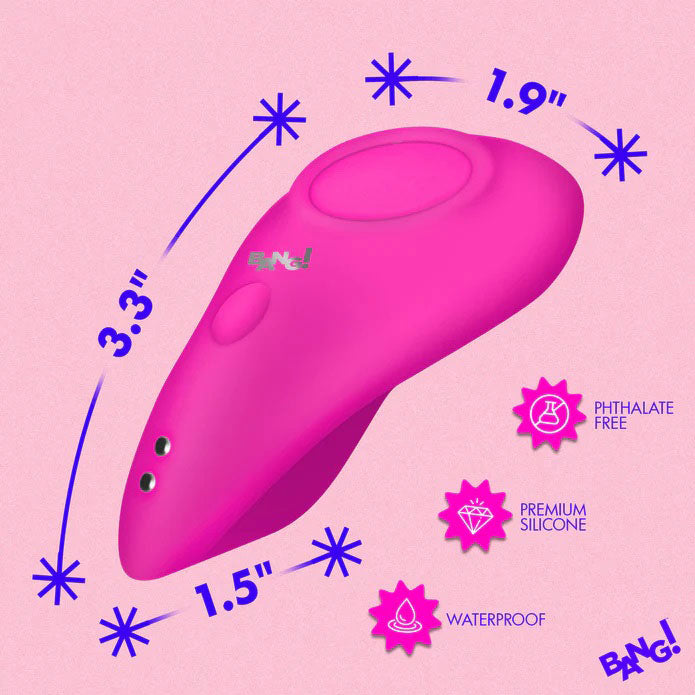 Silicone Panty Vibe (Pink) – Remote-Controlled 3.3 Inch Panty Vibrator