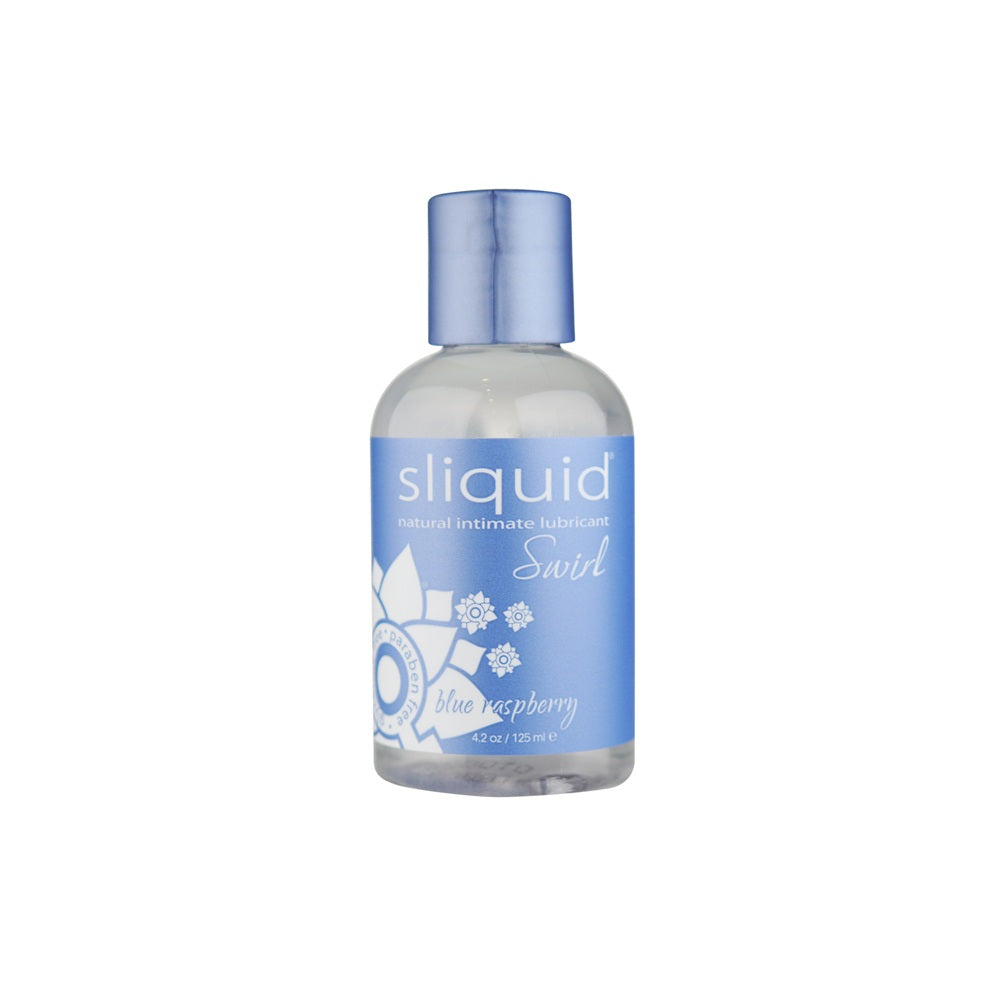 Sliquid Naturals Swirl (Blue Raspberry) – 125ml Vegan Flavored Lubricant