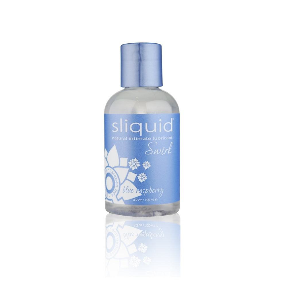 Sliquid Naturals Swirl (Blue Raspberry) – 125ml Vegan Flavored Lubricant