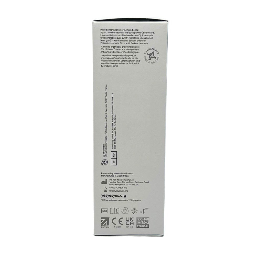 YES Organic Water-Based Personal Lubricant 100ml – Hypoallergenic Silicone-Free Lubricant