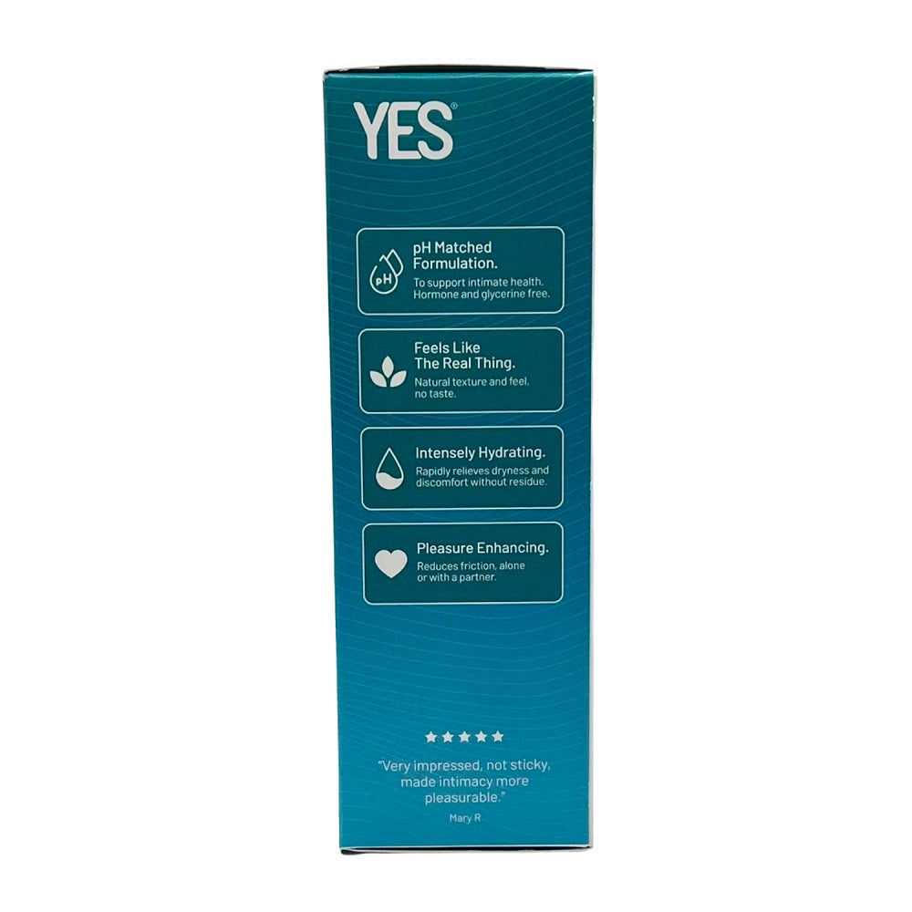 YES Organic Water-Based Personal Lubricant 100ml – Hypoallergenic Silicone-Free Lubricant