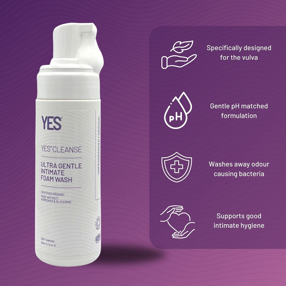 Yes Cleanse Unfragranced – Hypoallergenic Intimate Wash
