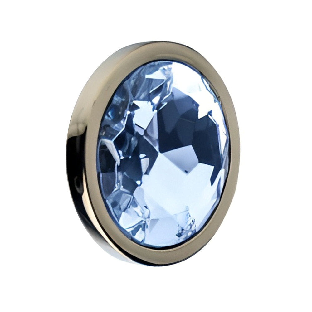 Precious Metals Gold (Gold) Large Jewelled Butt Plug – Luxury Butt Plug