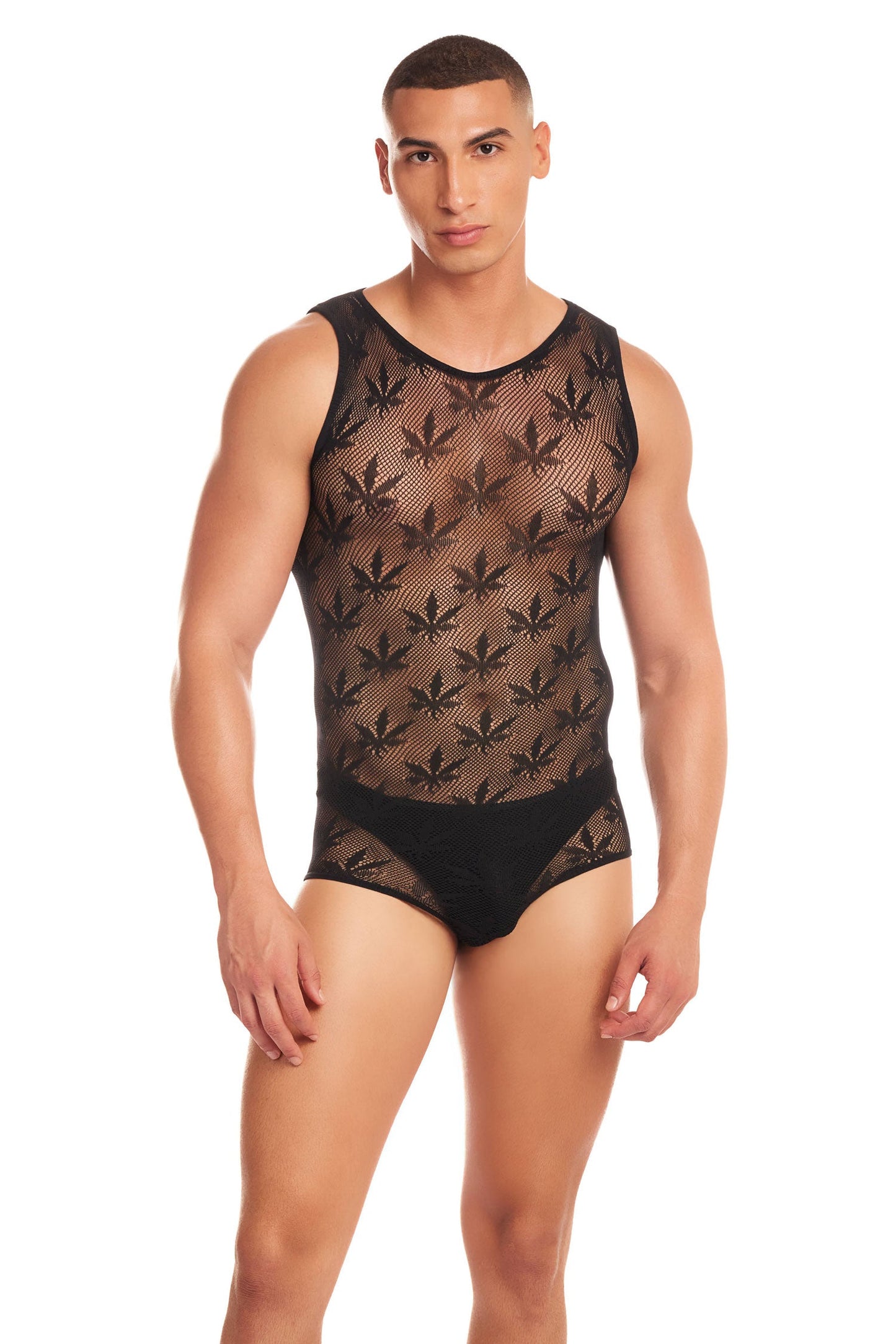 Night Blaze Black 2-Piece Bodysuit Set Small Medium Nylon Spandex