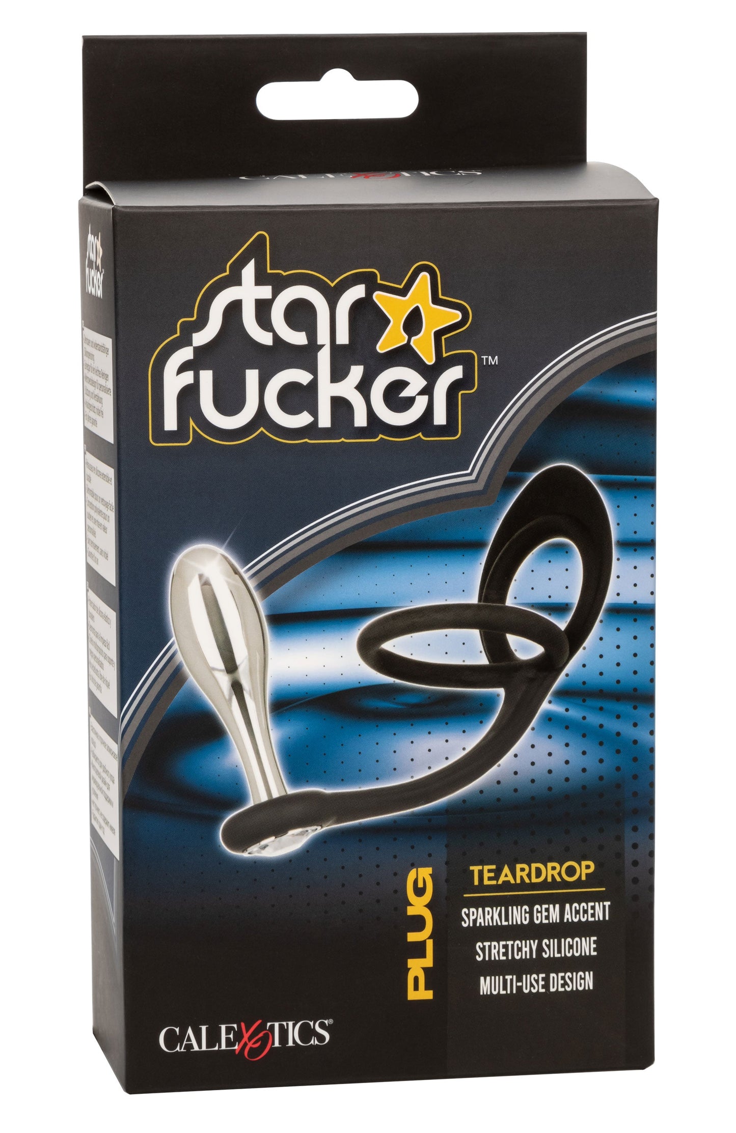 Star Fucker Teardrop Plug And Cockring – Silicone And Metal Dual Enhancer Plug And Cockring