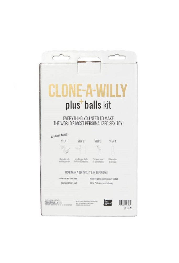 Clone-A-Willy Plus With Balls (Light Tone)