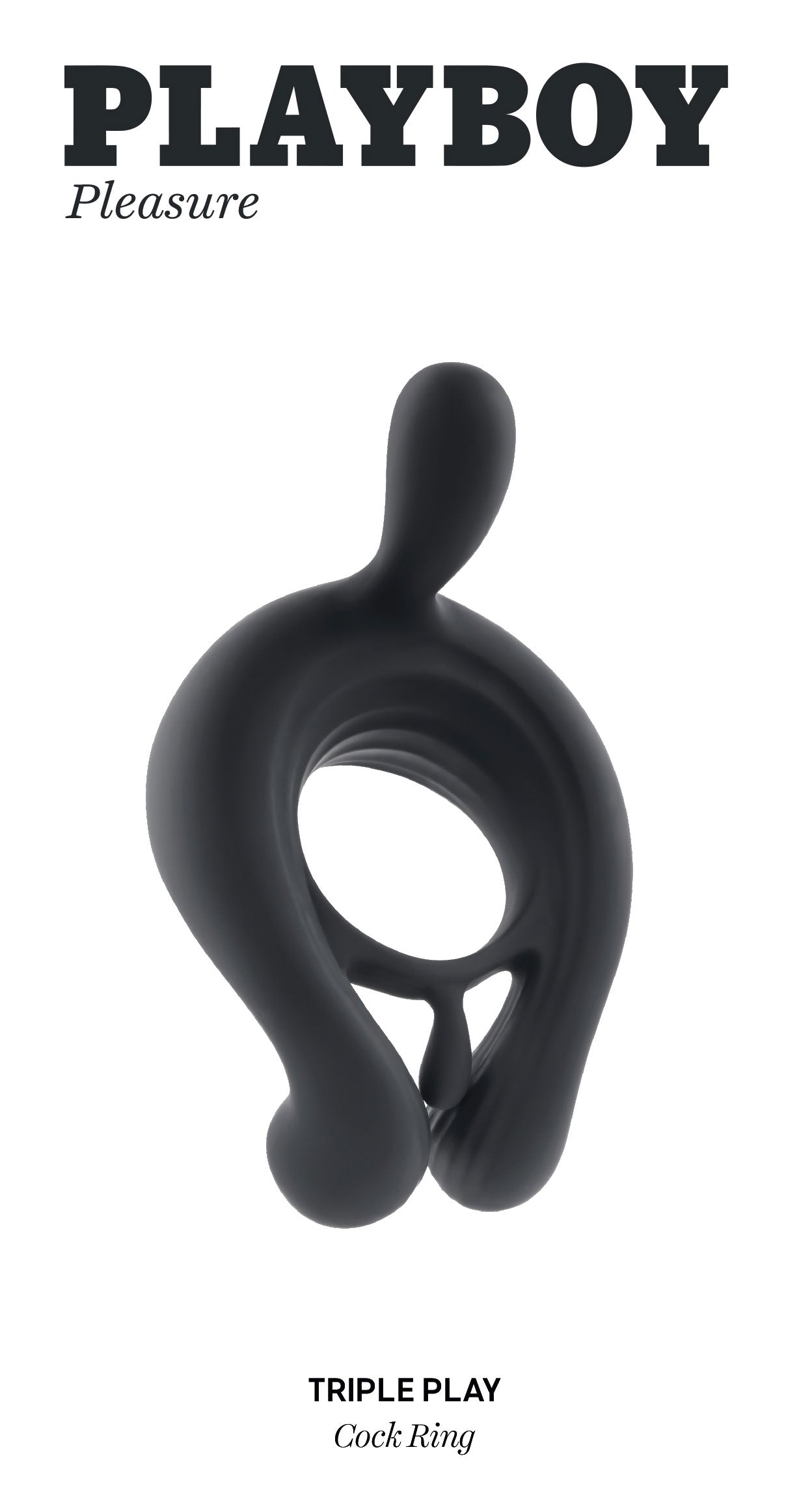 Playboy Pleasure Triple Play Vibrating Cock Ring