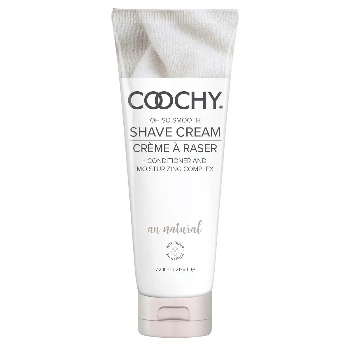Coochy Au Natural Shave Cream – Fragrance-Free Moisturizing Shave Cream