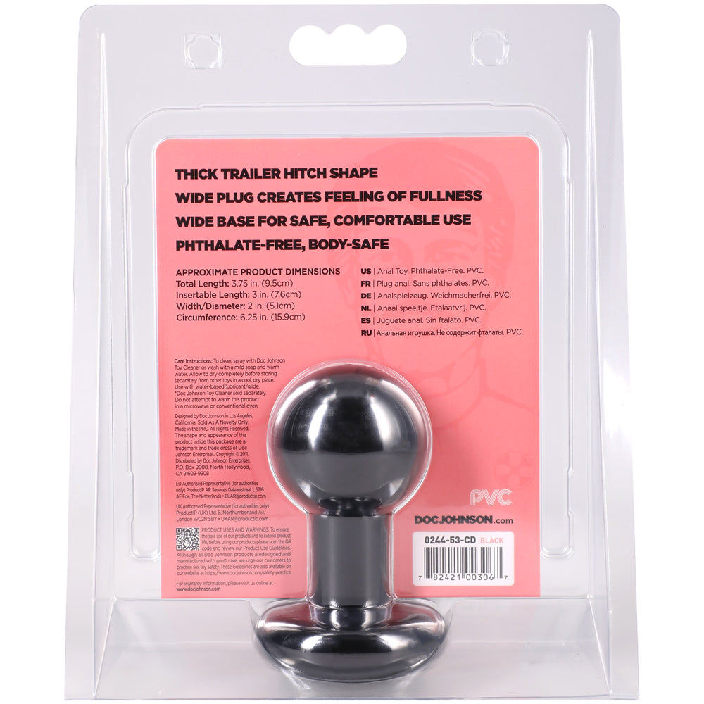 Round Butt Plug Small – Comfortable Safe Anal Plug with Wide Base