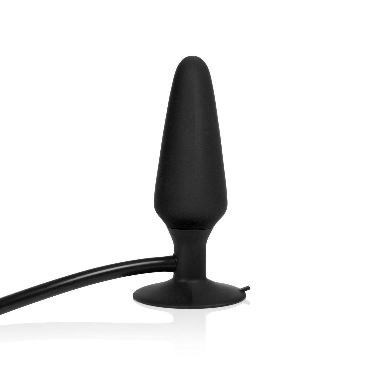 Colt XXL Pumper Plug Black Silicone Inflatable Anal Plug with Squeeze Bulb and Quick Release Valve