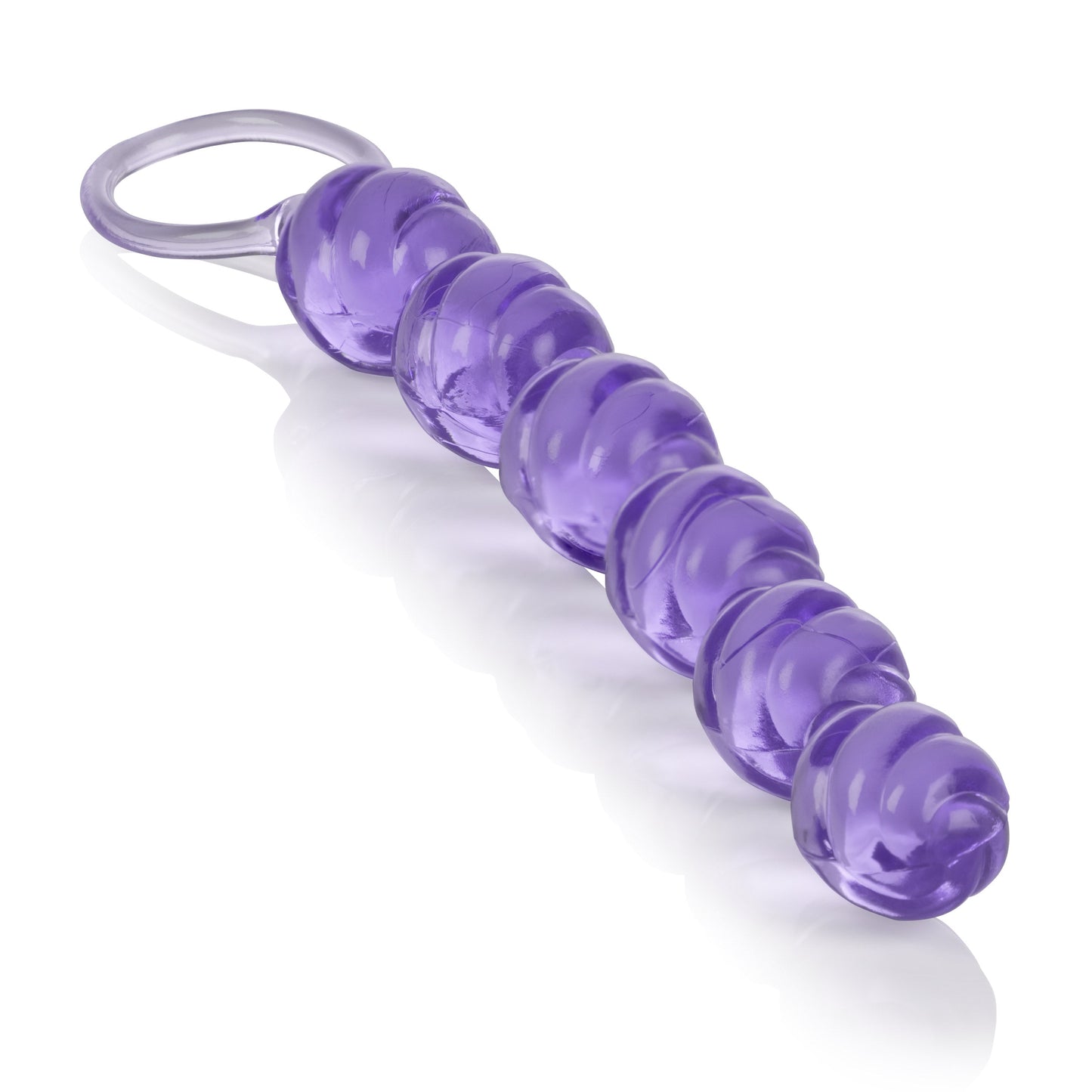 CalExotics Blue Swirl Pleasure Beads Flexible Anal Toy