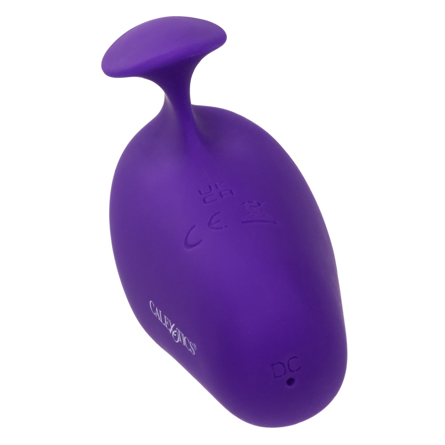 Neon Vibes The Kissing Vibe Purple Silicone Handheld Massager with 10 Functions and Rechargeable