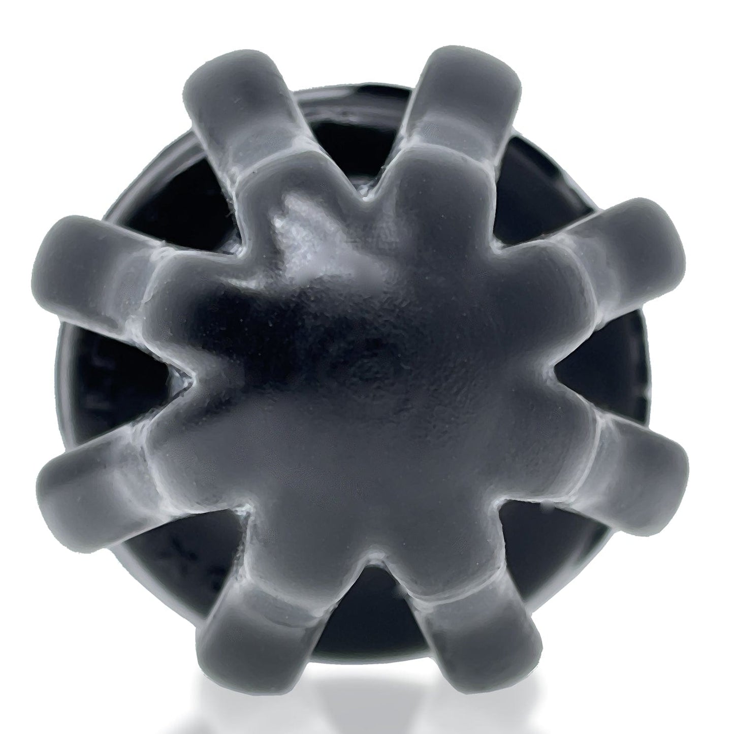 Airhole-1 Finned Buttplug Black - Unique Finned Design, 104 mm Height