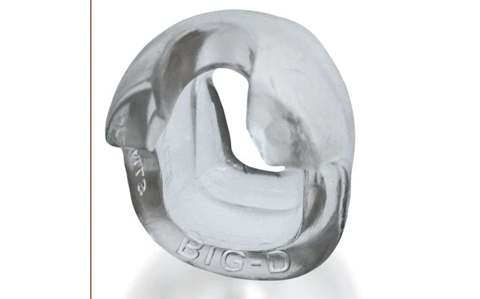 Big D Shaft Grip Cock Ring Clear
