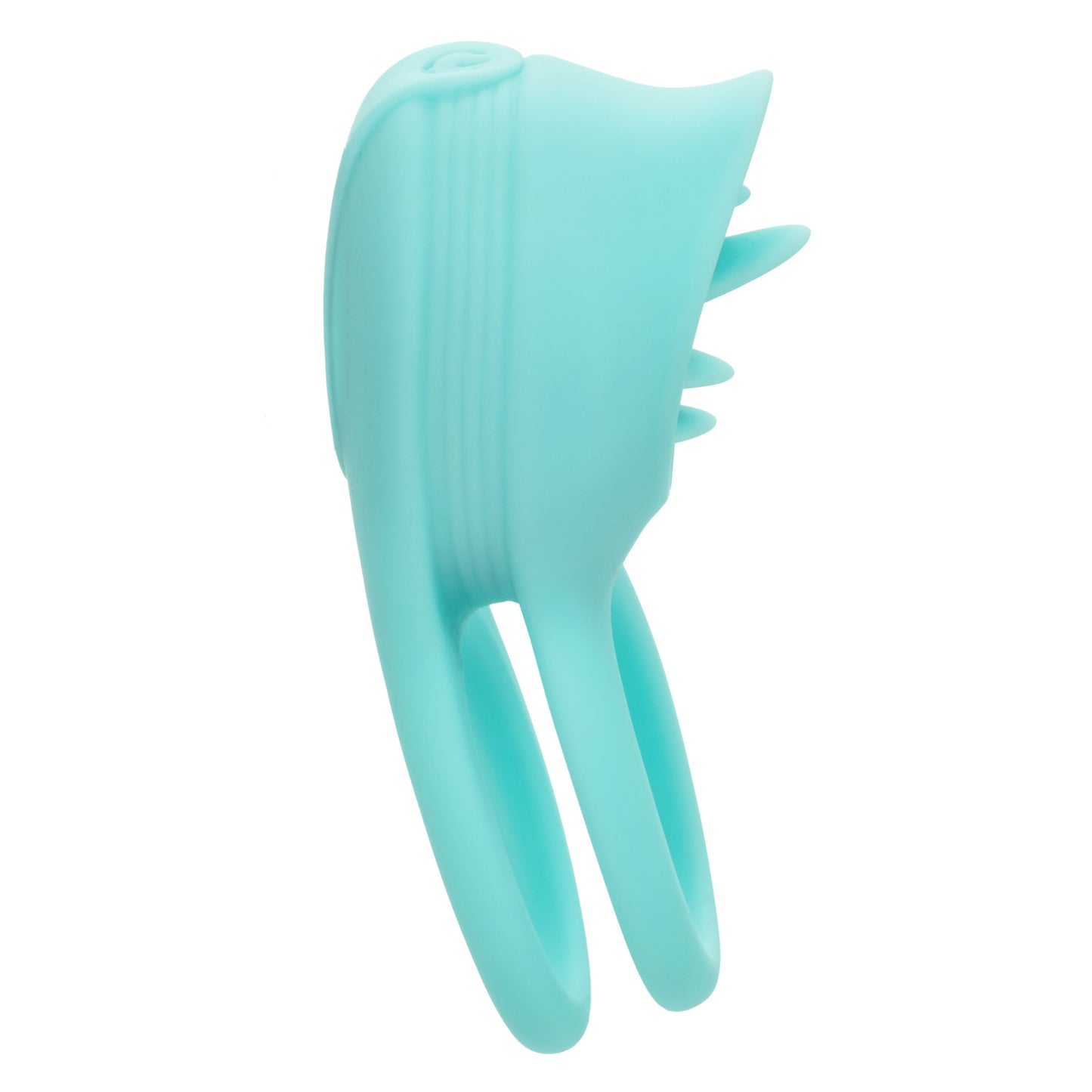 Silicone Rechargeable French Kiss Enhancer – Vibrator with 12 Functions and Flickering Teaser Ring