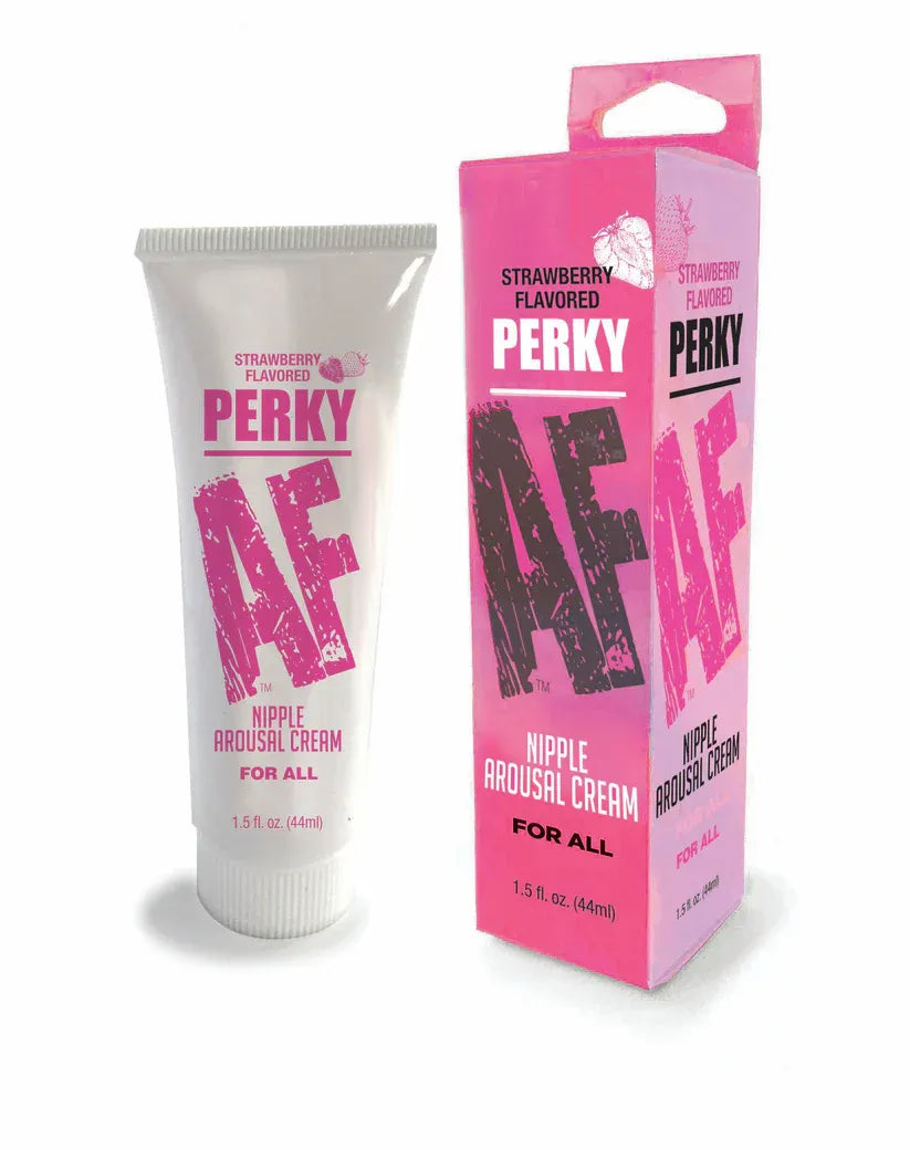 Perky AF Strawberry – Flavored Nipple Arousal Cream 1.5oz
