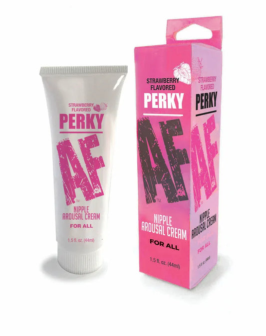 Perky AF Strawberry – Flavored Nipple Arousal Cream 1.5oz
