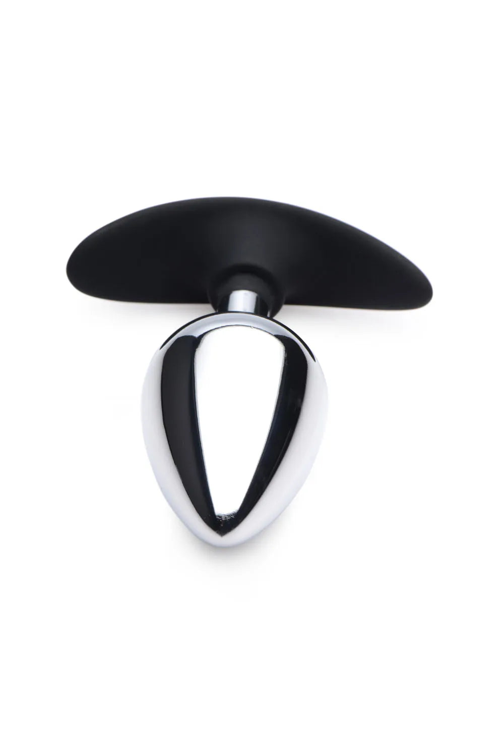 Dark Invader Metal and Silicone Weighted Large Anal Plug