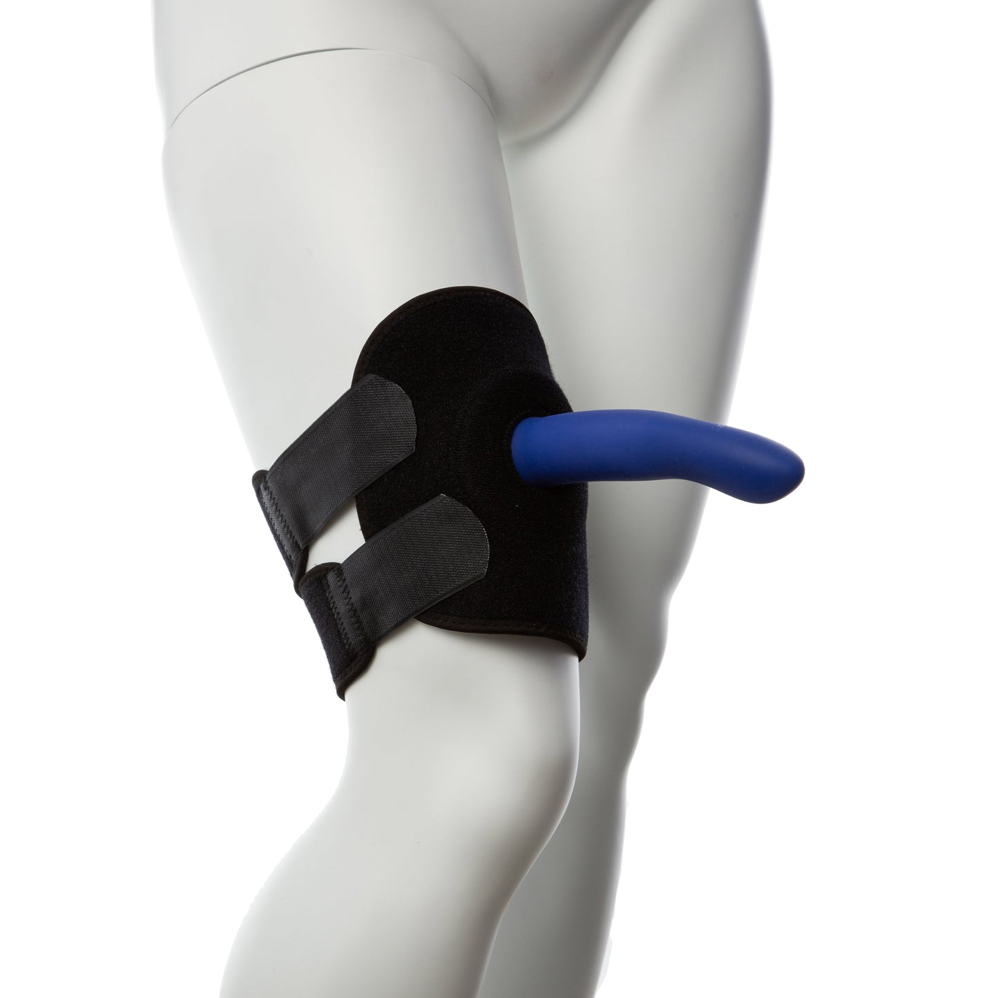 Gender Fluid Thigh Rider Strap-On Harness S-L Black