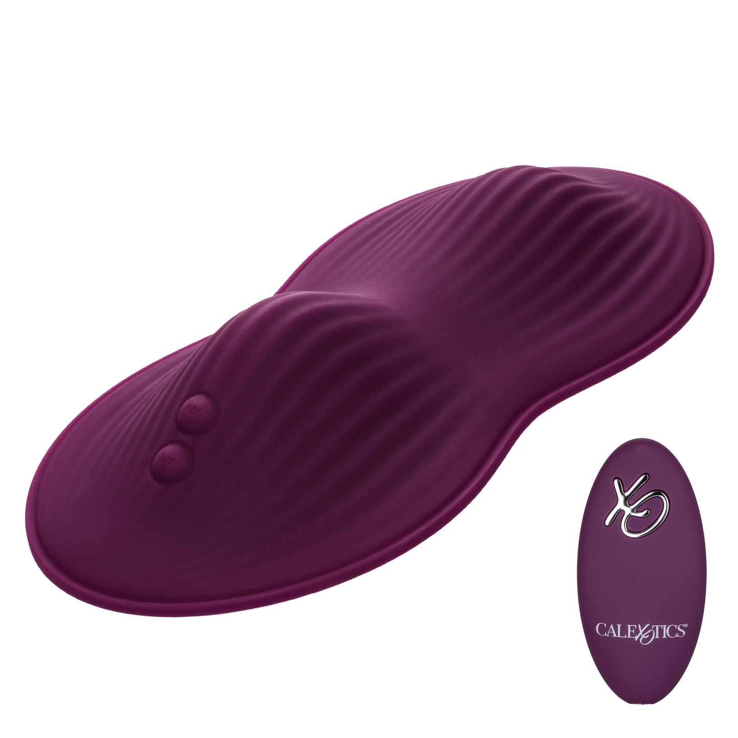 CalExotics Lust Remote Control Dual Rider (Purple) – Waterproof Silicone Massager with Dual Motors