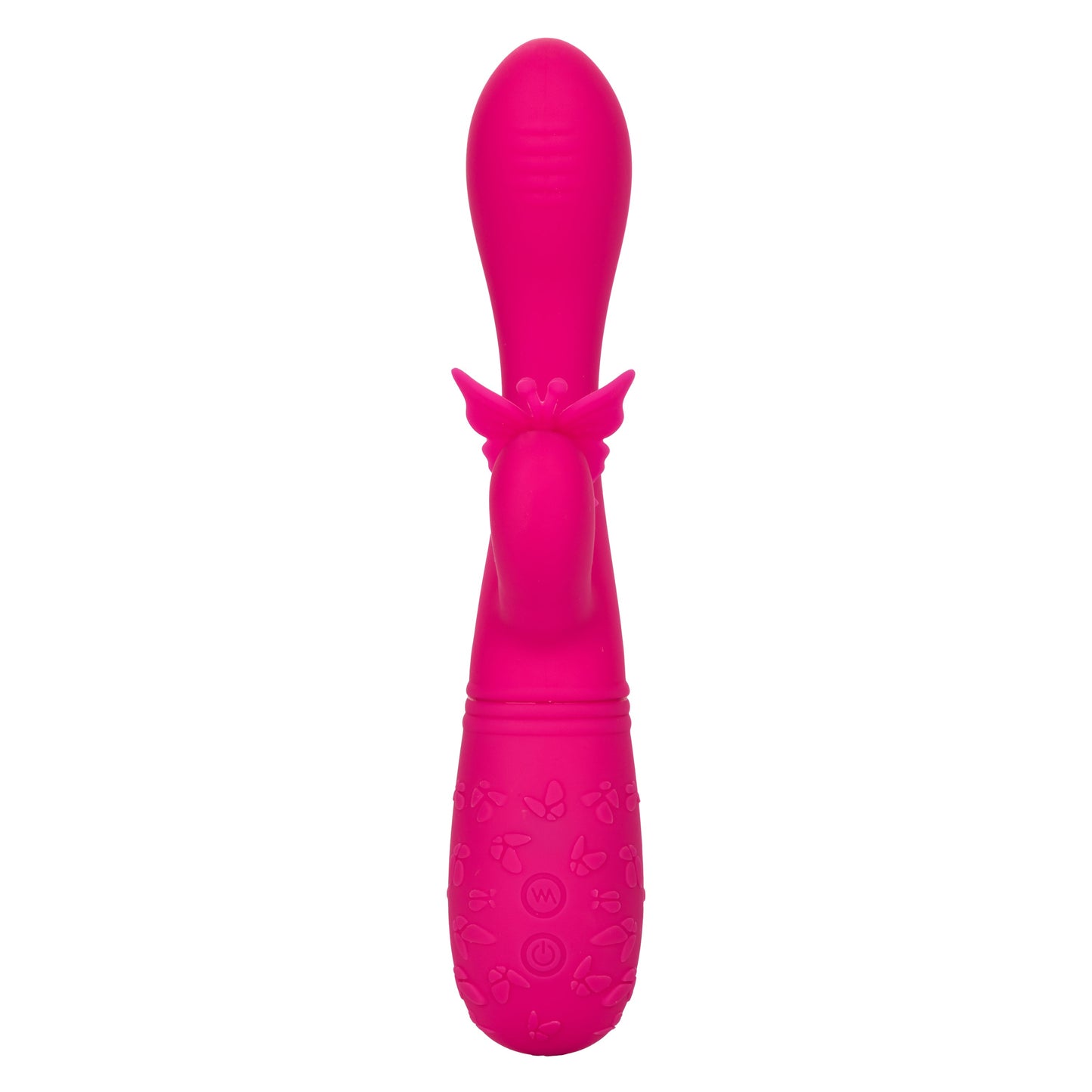 Butterfly Kiss Flutter Vibrator in Pink with 10 Vibration Functions and Dual Motors