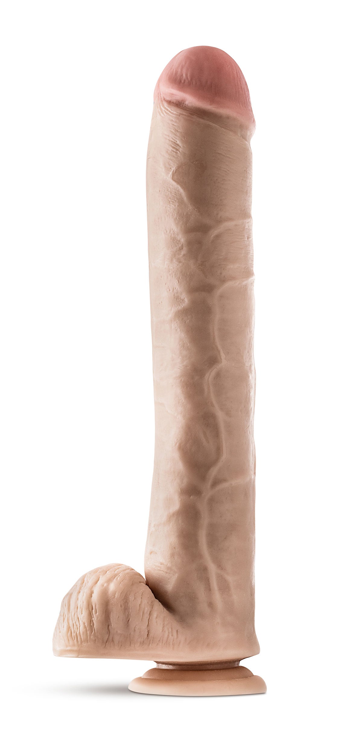 Dr. Michael 14 Inch Beige Realistic Dildo with Suction Base