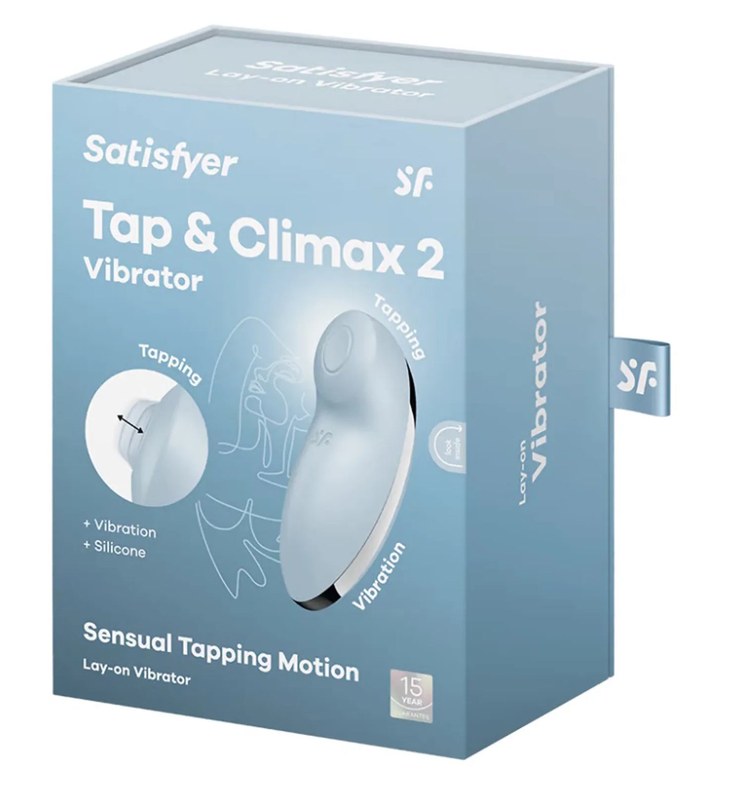 Tap and Climax 2 – Silicone Clitoral Vibrator with Vibration and Tapping