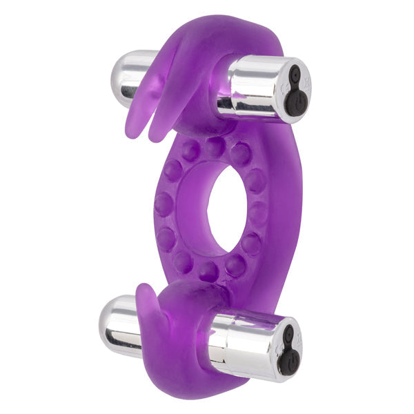 Rockin Rabbit Wireless Vibrating Cock Ring – Soft Stretchy Enhancer with Removable 3-Speed Bullets