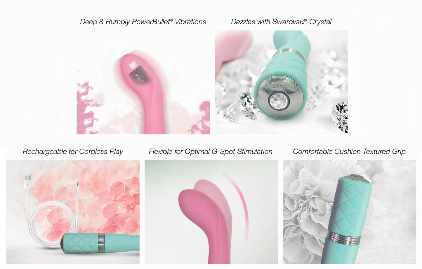 Pillow Talk Sassy Pink Pleasure Toy