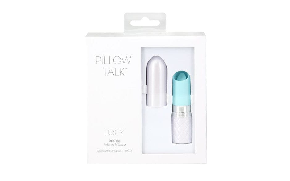 Pillow Talk Lusty Flickering Massager Teal Clitoral Vibrator