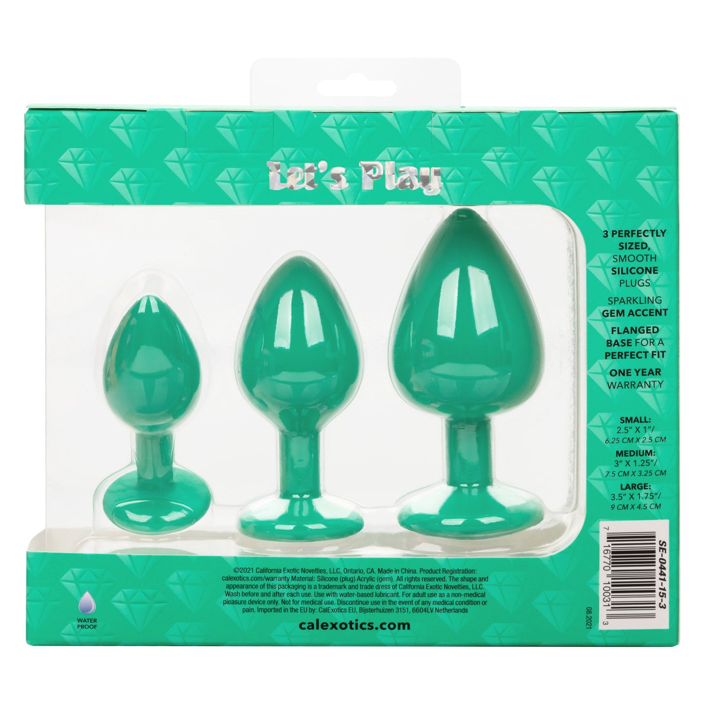 Cheeky Gems Three-Piece Set – Graduated Anal Plugs Set