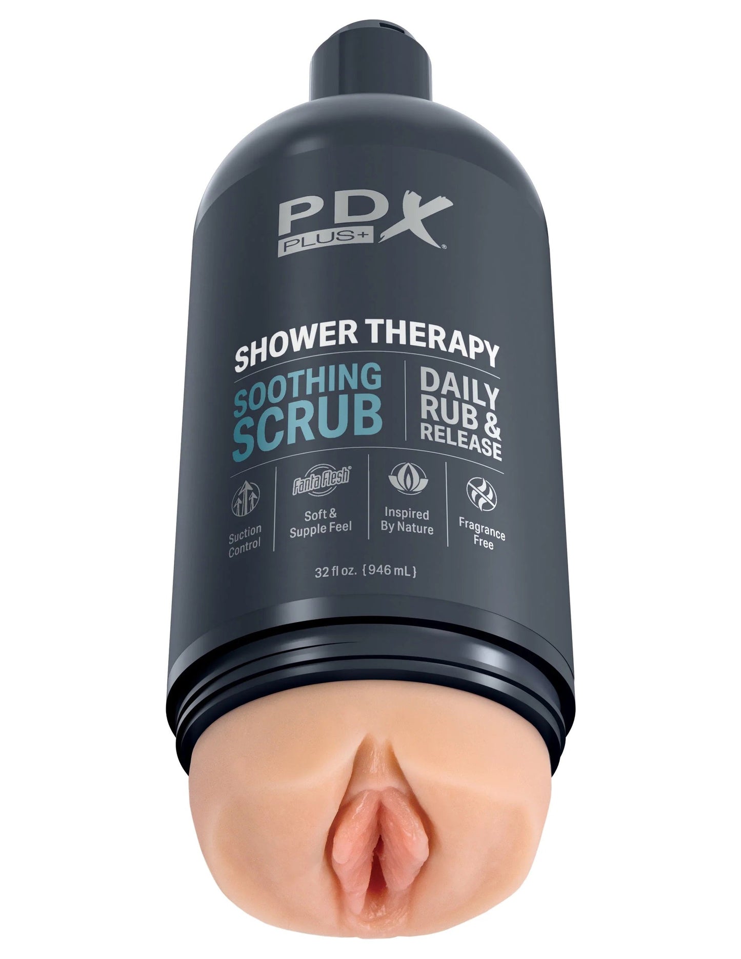 PDX Discreet Shower Soothing Scrub (Shampoo Bottle Edition) – Masturbator