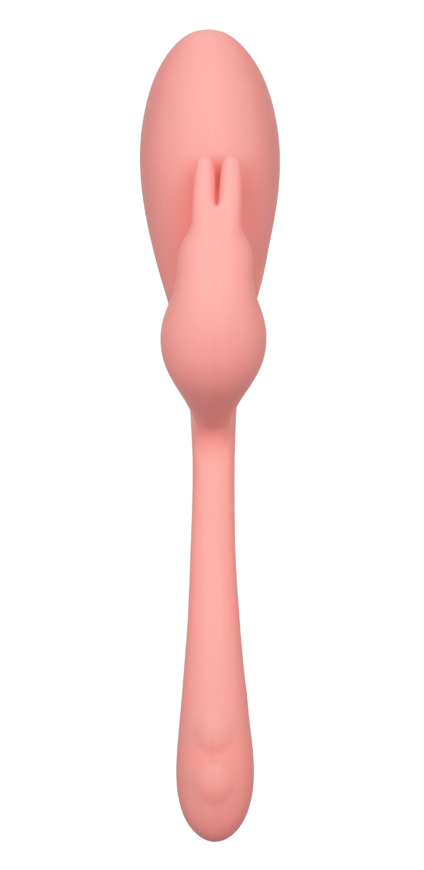 Elle Liquid Silicone Bunny Vibrator in Soft Pink with 10 Vibration Functions and Flexible Body