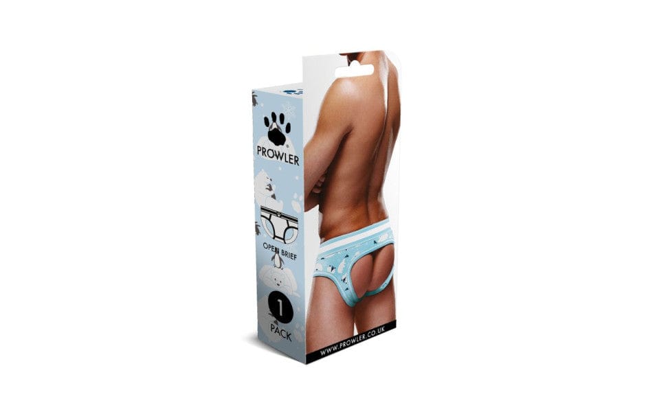 Prowler Winter Open Back Brief with Fun Polar Design