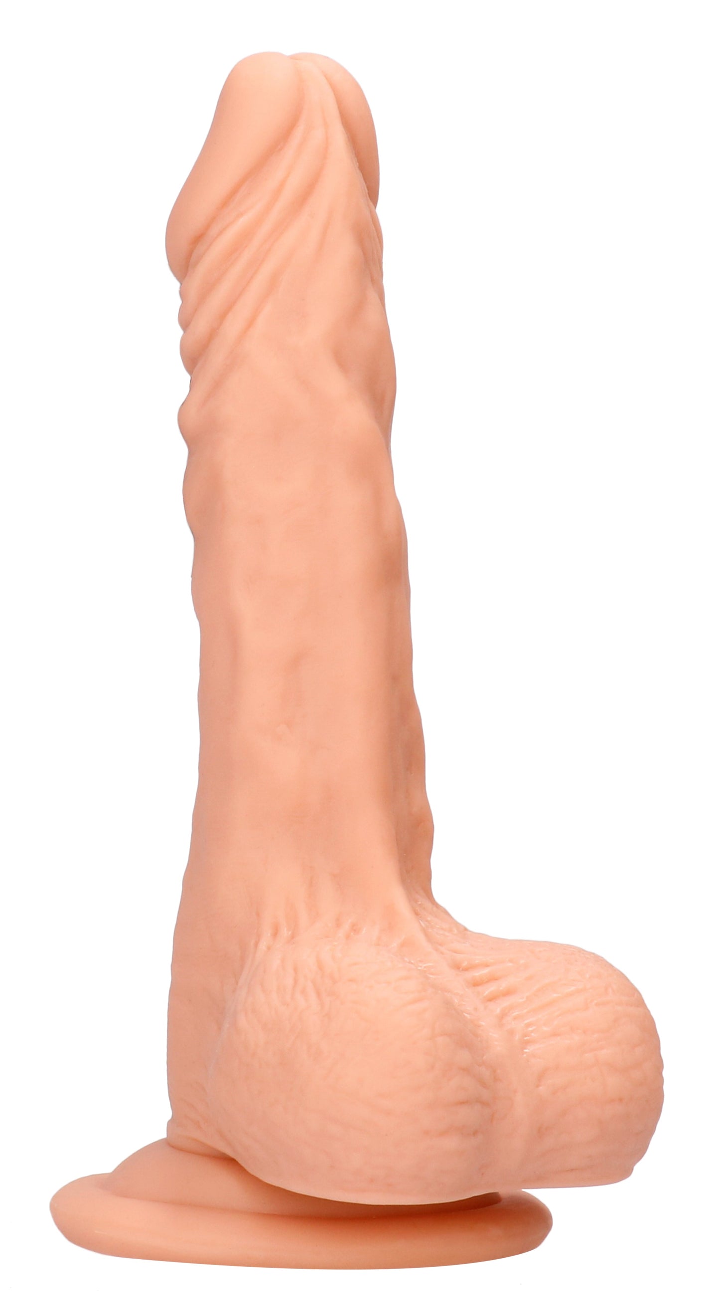 RealRock 8 Inch Realistic Dong with Testicles – Lifelike Dildo