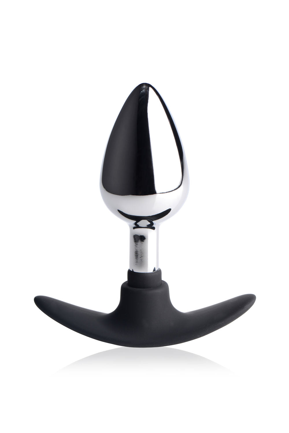 Dark Invader Metal and Silicone Medium Weighted Butt Plug