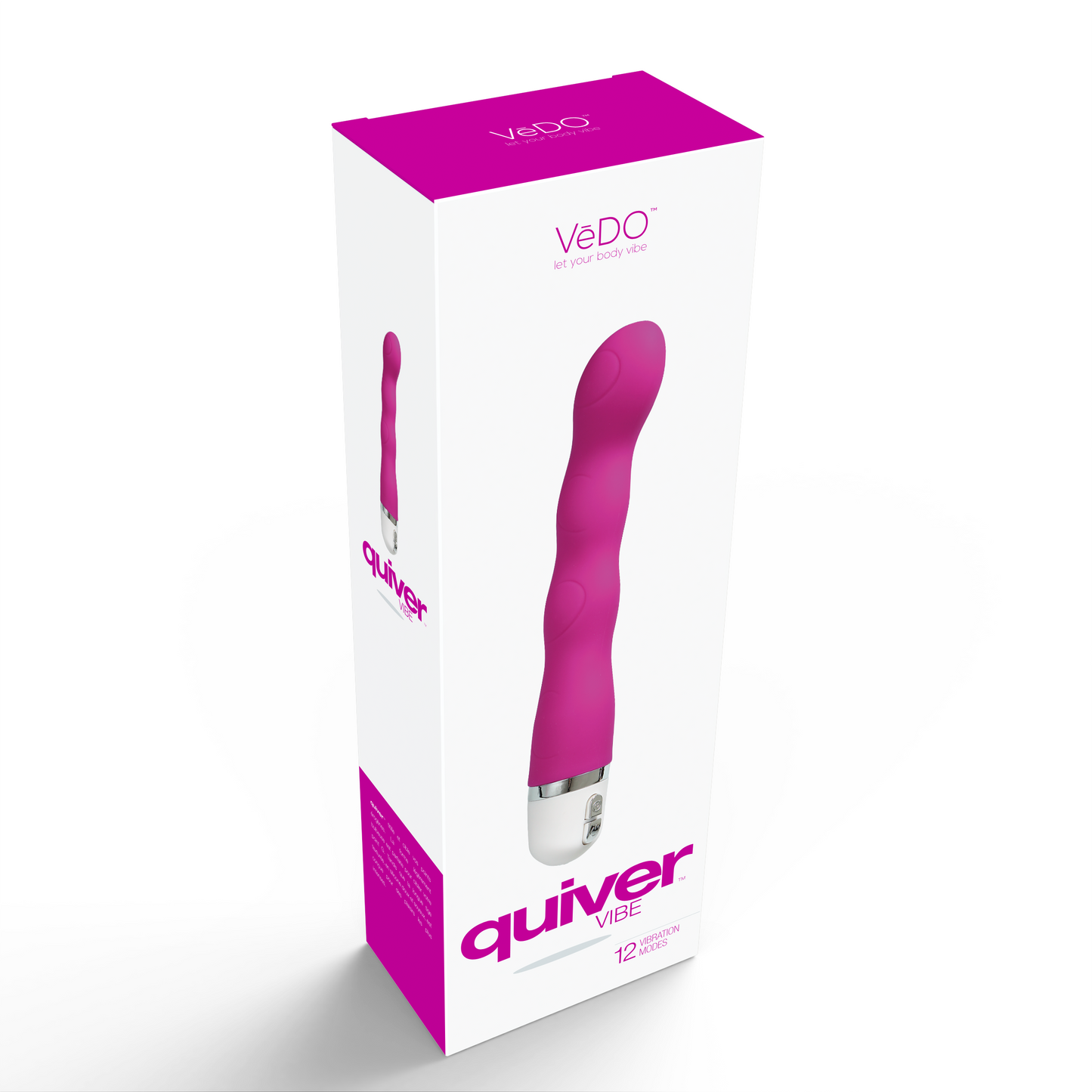 Quiver Vibrator in Hot Pink for Targeted Pleasure and Fun