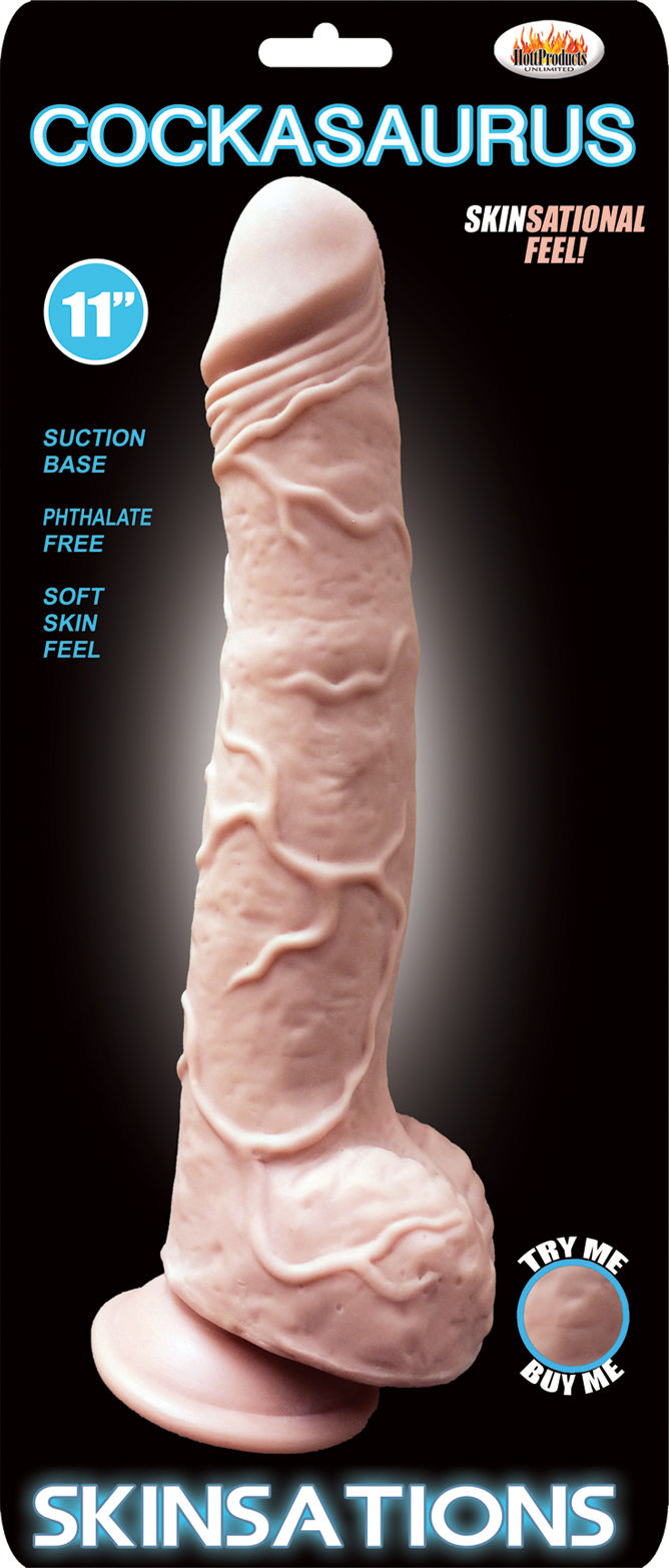 Skinsations Cockasaurus 11 Inch – Realistic Ultra Soft Dildo