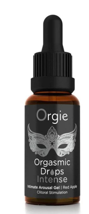 Orgie Orgasmic Drops Intimate Arousal Gel 1oz Red Apple